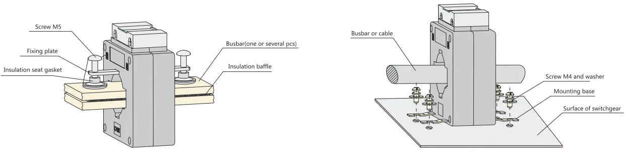 150A:5A CP-62/30 Cl.0.5 Transformador 5A Nucleo Solido ASCT HEYI