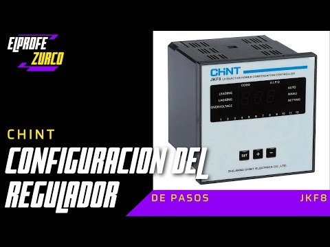 Controlador Factor de Potencia, JKF8 6 pasos, contr. 400Vac, 120x120mm - Chint - 150406CH