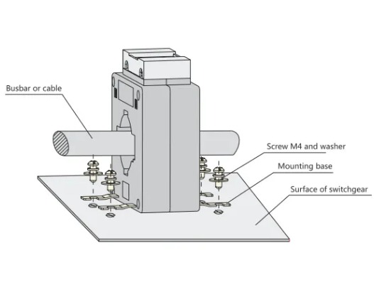 500A:5A MSQ40 Clase 0.2S Transformador 5A Nucleo Solido ASCT HEYI