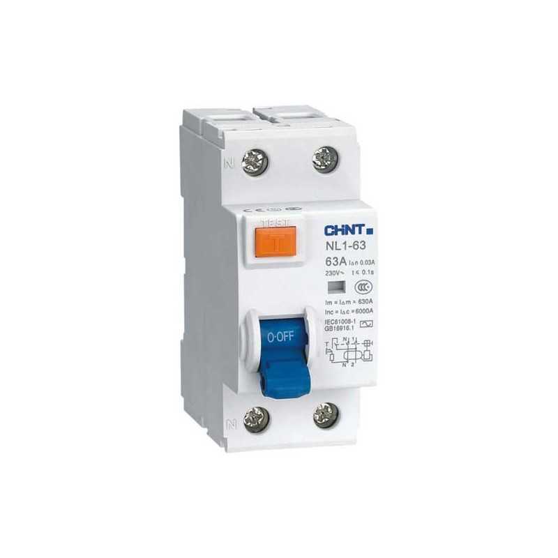 Interruptor diferencial 2Px25A 30mA ,Inmunizado, NL1-Tipo A - CHINT - 070222504CH
