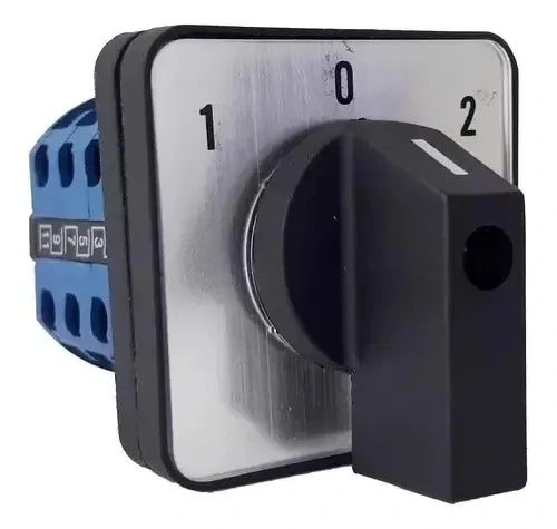 [CKE-LW26-25/3] Selector 3 Posiciones 1-0-2 Conmutador 25A 3 Polos - Cirkon Electric