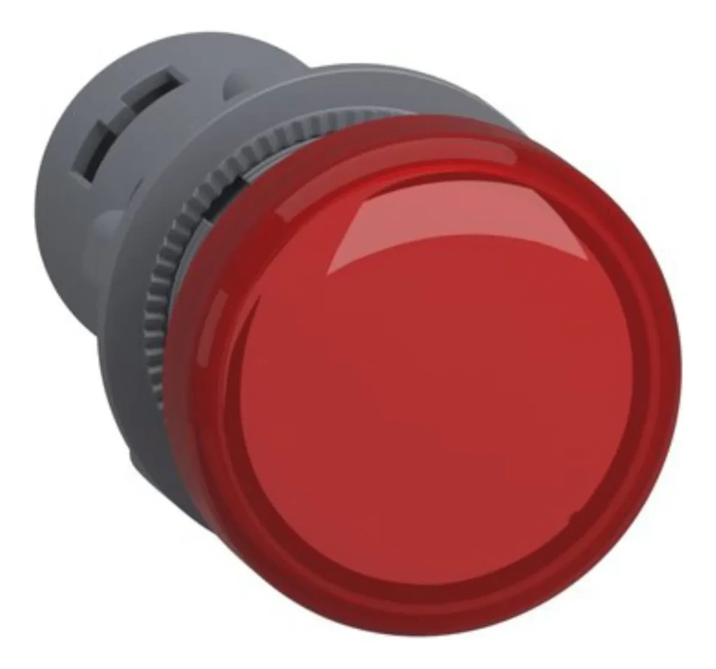 [CKE-AD22-22DS-R-24V] Luz Piloto LED 22m Rojo 24V - Cirkon Electric