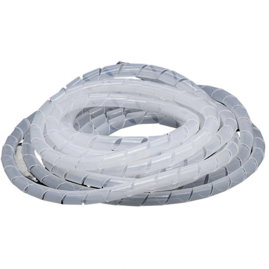 [CKE-SWB2-6-W] Protección en Espiral Ignífugo 6mm x 25mts Blanco PE - Cirkon Electric