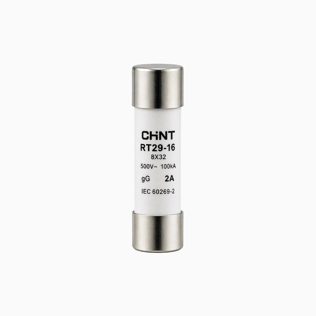 Fusible cilindrico 8,5x31,5 mm 16A gG/gL 500V 100 kA - Chint
