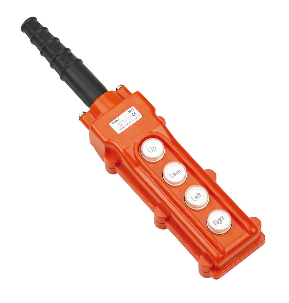Botonera Colgante Mando IP65 4 Botones Sube-Baja-Der-Izq NP3-2 - Chint