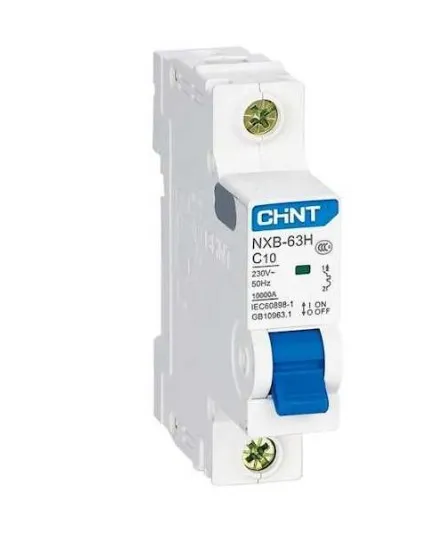 [07035102CH813775] Interruptor NXB-63H 1Px2A 10kA curva B CHINT - 07035102CH