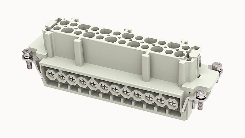 [DE-024-F] Conector Industrial Rectangular Hembra 24+PE - Degson - DE-024-F