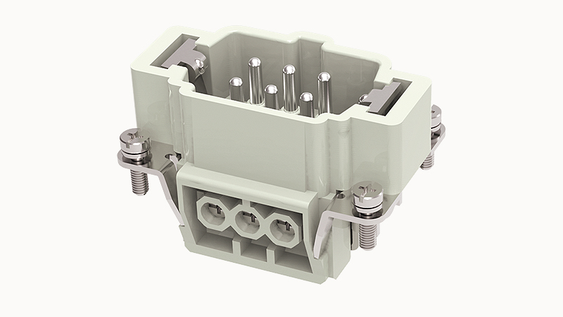 Conector Industrial Rectangular Macho 6+PE - Degson