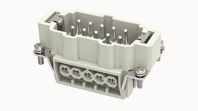 Conector Industrial Rectangular Macho 10+PE - Degson - DE-010-M