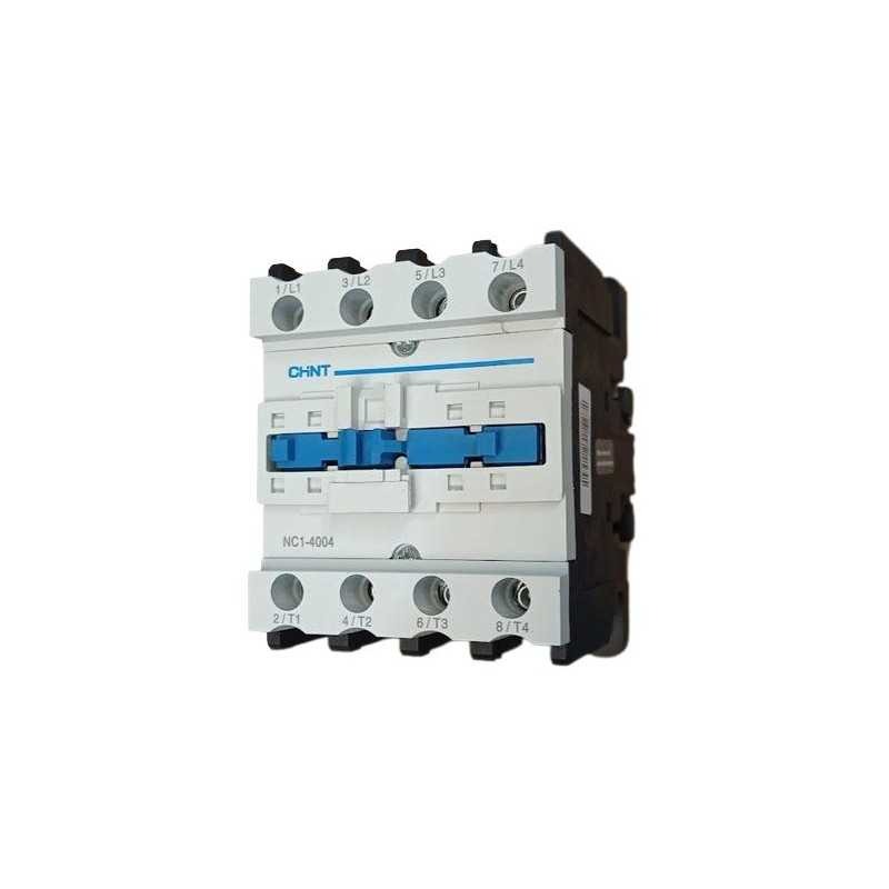Contactor NC1, 40A 4P 18.5KW (AC3/380V) control 24VDC - Chint - 03010409100CH