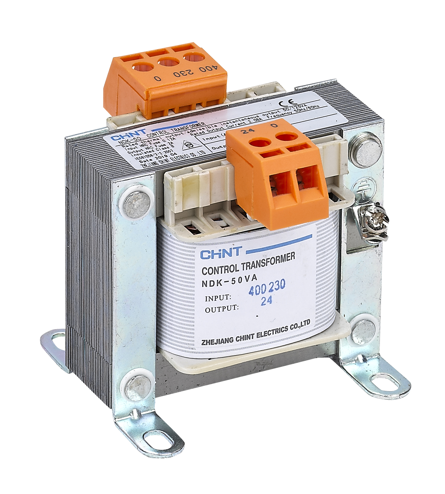 Transformador Control NDK-150, 150VA, 230Vac a 24Vac, 50Hz - CHINT - 29102015CH