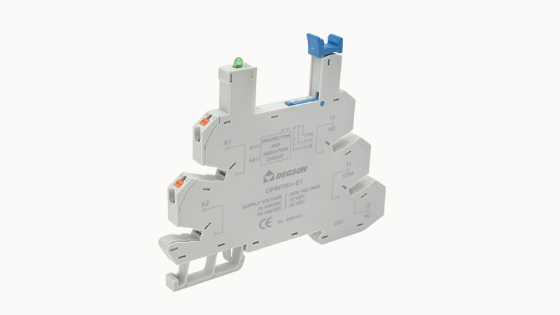 [DPRF-05A-E1-00A(H)] Base Rele Ultradelgado Push-In 12-24VAC/DC 6A - Degson