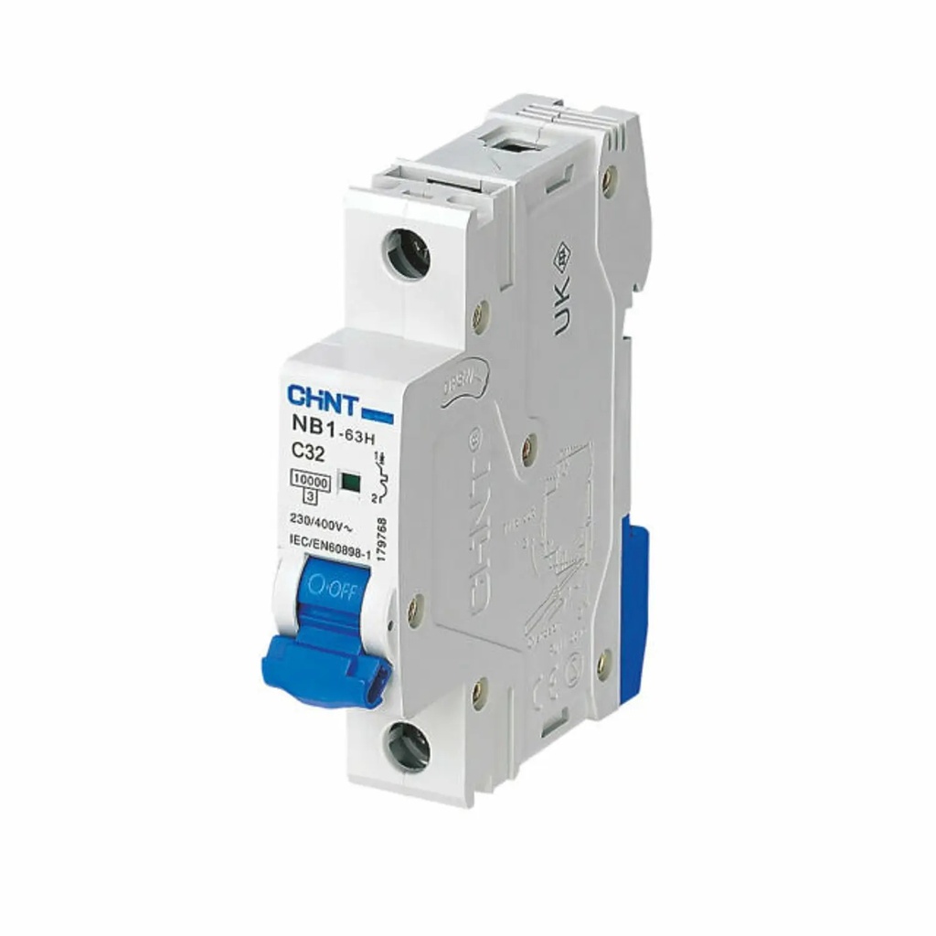 [07036132CH] Interruptor industrial 1Px32A 10kA Curva C , IEC60947-2 - Chint - 07036132CH