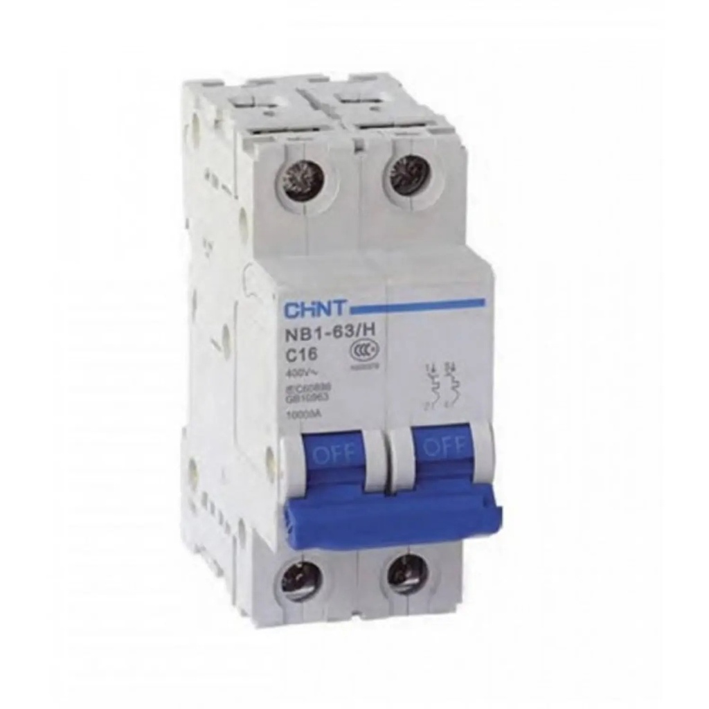 [07037240CH] Interruptor industrial 2Px40A 10kA Curva D , IEC60947-2 - Chint - 07037240CH