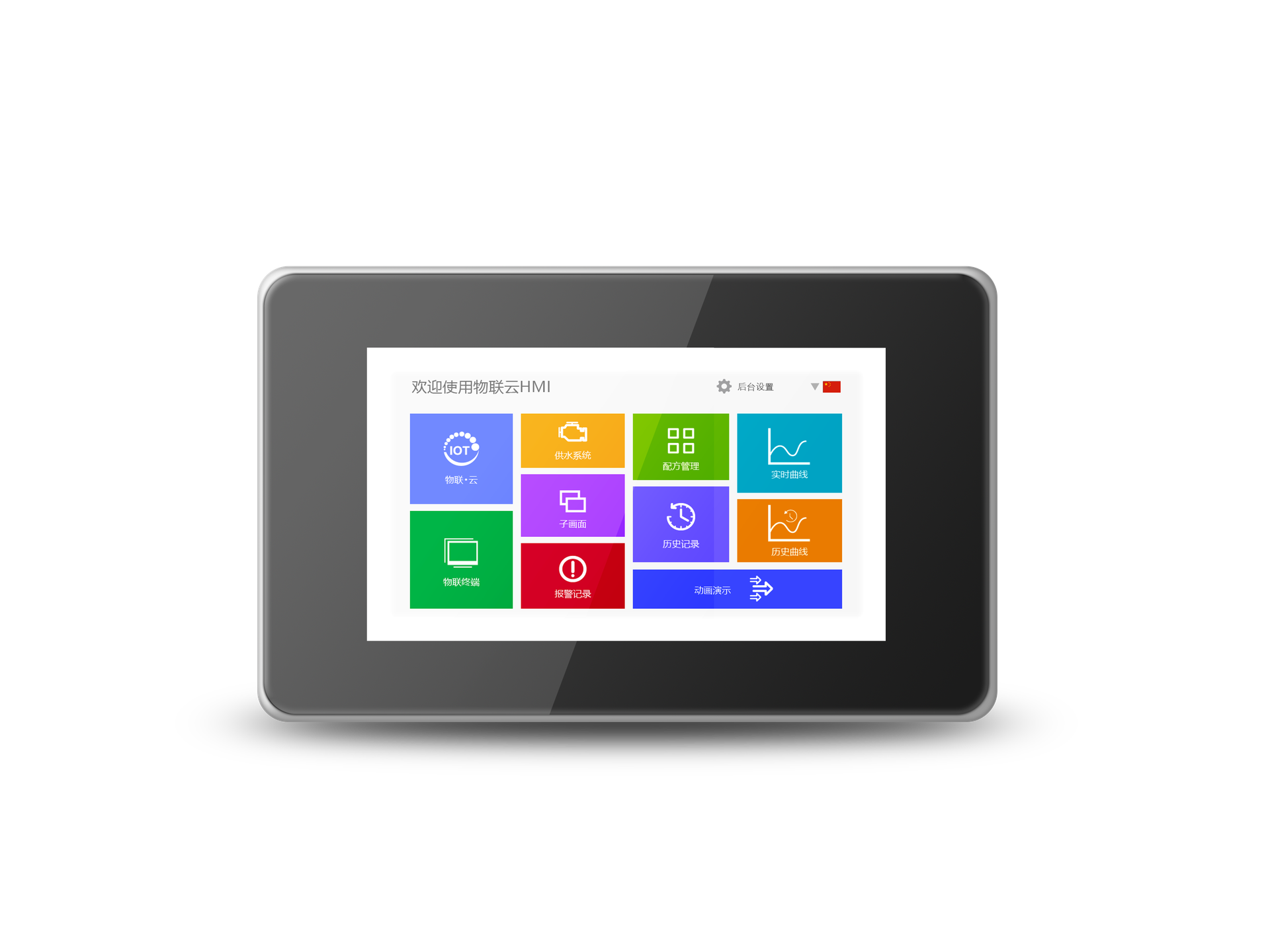 Pantalla HMI D4-W Haiwell 4" - 800*480 - Wi-Fi - RS485 - Ethernet