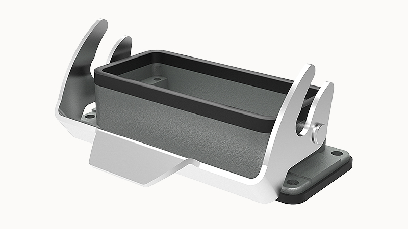 [D16B-BK-1L-PG21] Base Metálica Embutida para DE-016 - Degson