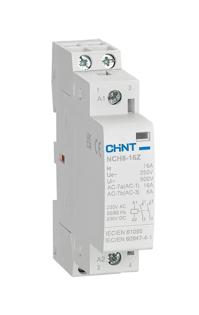 [03010006841CH256054] Contactor modular NCH8 230VAC 20A, 4KW AC1, 2NA - Chint - 03010006841CH