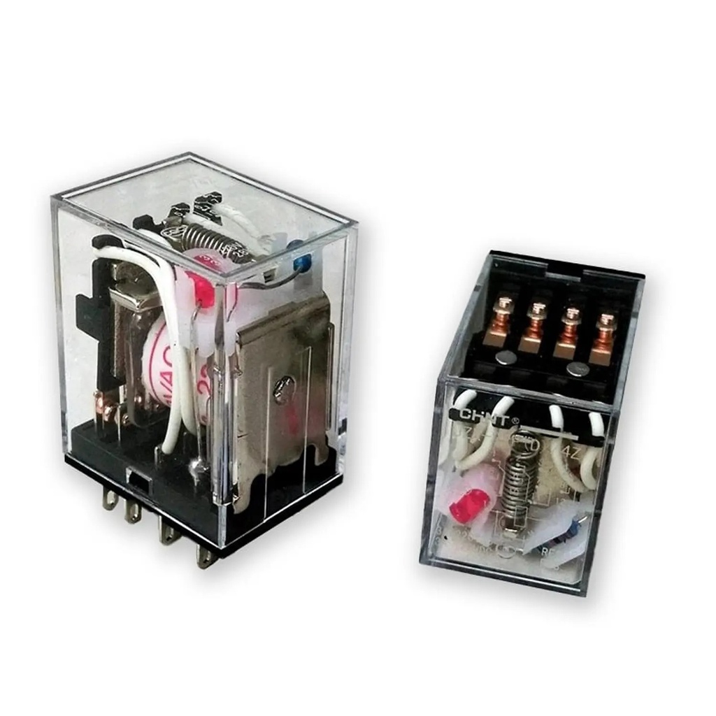 [0533080124CH285449] Minirele JZX, bob 24VAC, 4NC/NA, con indicador led Chint - Chint - 0533080124CH