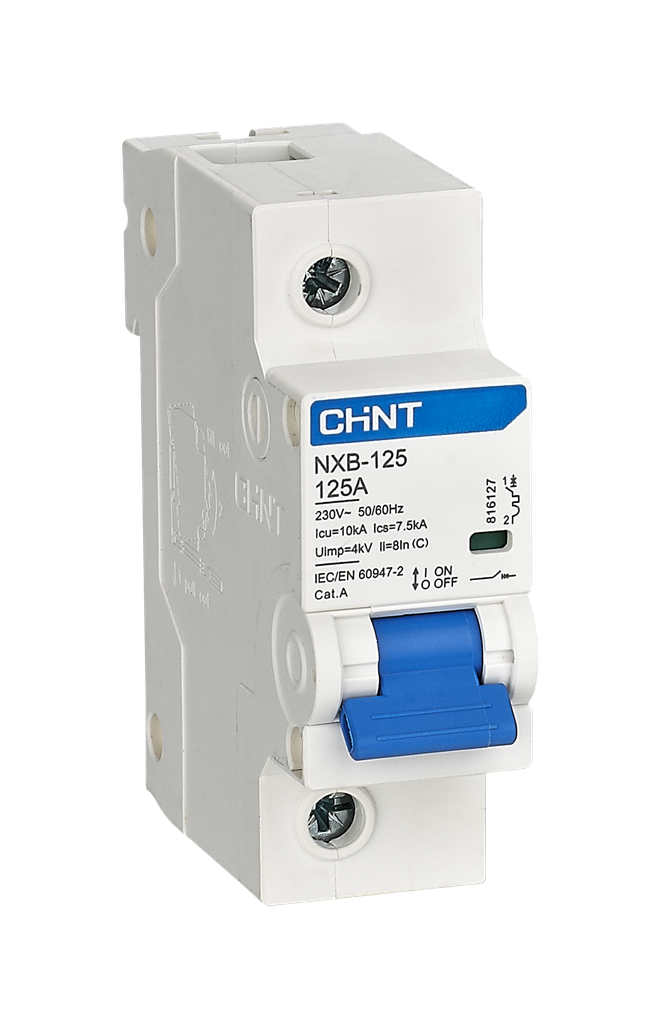 [07031180CH] Interruptor 1Px80A 10kA curva C, NXB-125H - Chint - 07031180CH