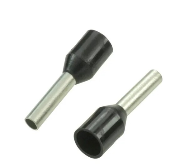 Ferrul 7awg 10mm Negro (100un) - Cirkon Electric