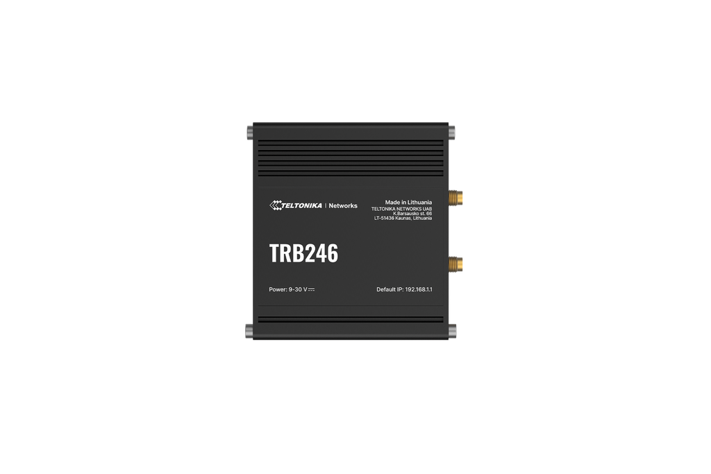 [TRB140] TRB140 Gateway Celular Industrial 2G/3G/4G LTE Cat 4 Ethernet - Teltonika