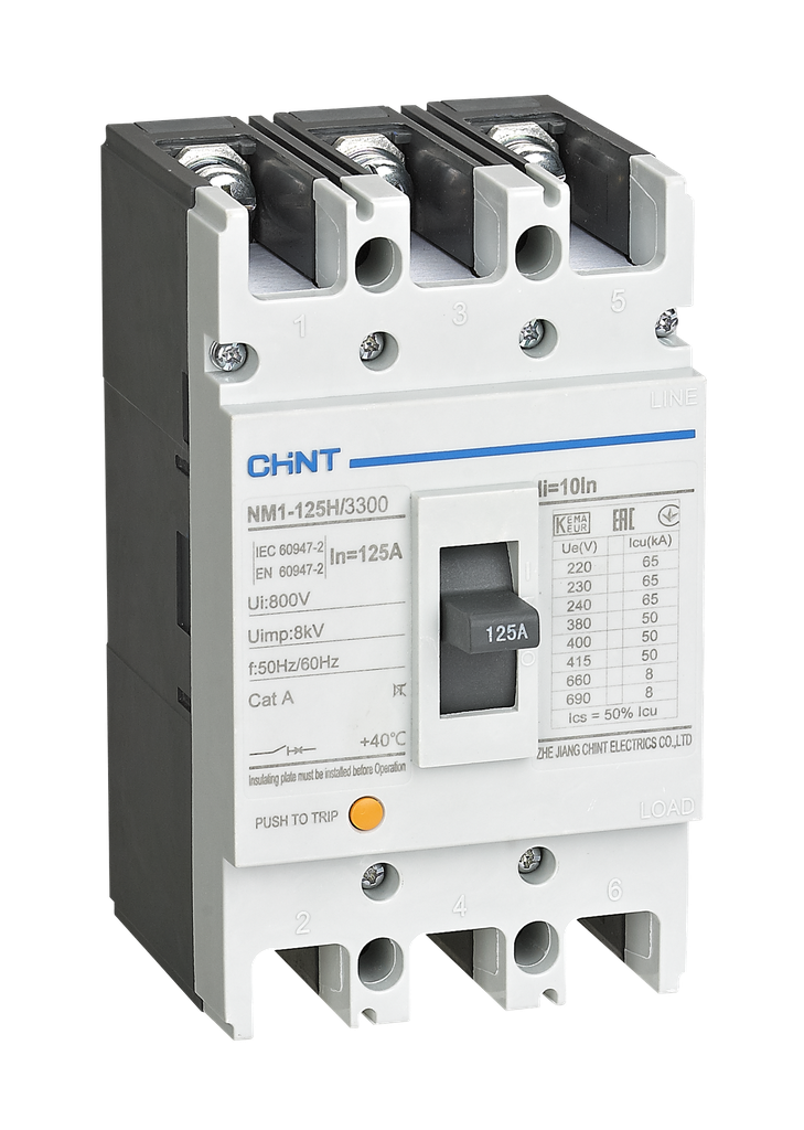 [0721443225CH] Interruptor 4P NM1-250H/4300 250A (fijo) 690V: 50kA - CHINT - 0721443225CH