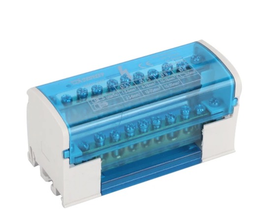 Repartidor bipolar 2p 11 salidas, 125A montaje riel DIN - Cirkon Electric