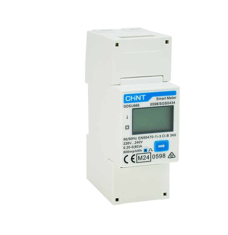 [2713223CH313270] Analizador de energía directo 80A 1P+N RS485 riel DIN - Chint - 2713223CH