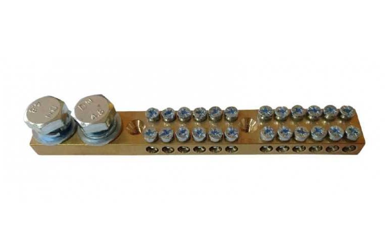 [CKE-RD-12P-180A] Regleta Doble 12 Conexiones Sin Aislamiento 180 A - CIRKON ELECTRIC - CKE-RD-12P-180A