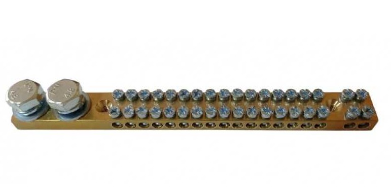 [CKE-RD-18P-180A] Regleta Doble 18 Conexiones Sin Aislamiento 180 A - CIRKON ELECTRIC - CKE-RD-18P-180A