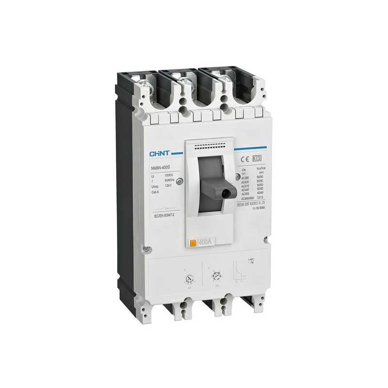 Interruptor NM8N-400S 3P MCCB 280-400A 415V 50kA - Chint - 07023020400CH