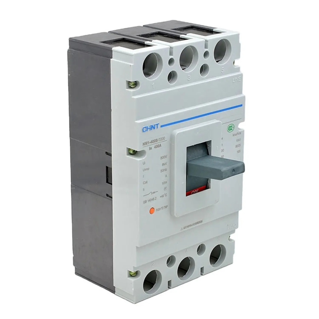 [072131250CH] Interruptor 3P NM1-63S 50A (fijo) 415V:15kA - Chint - 072131250CH