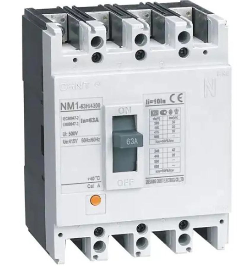 [0721441240CH] Interruptor 4P NM1-63H/4300 40A (fijo) 415V: 35kA