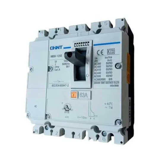 [07224020016CH] Interruptor NM8N-125C 4P 16A MCCB 11-16A 415V 36KA - Chint - 07224020016CH