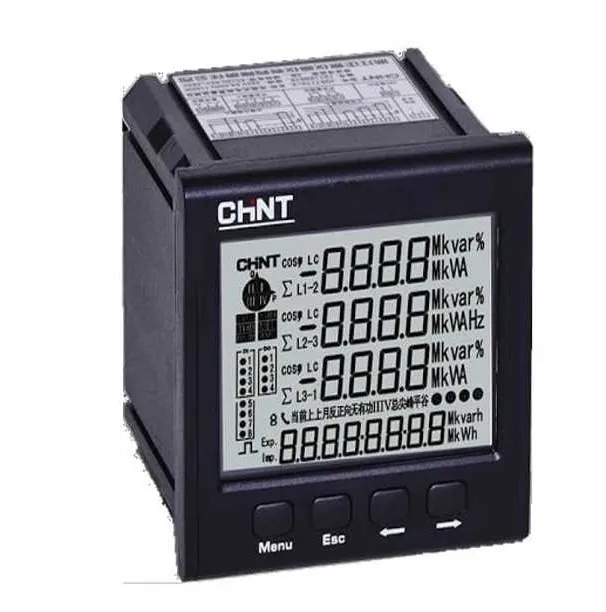 [27100103CH] Analizador de red LCD, c/comunicación, 96x96, PD7777-3SK3 - Chint - 27100103CH
