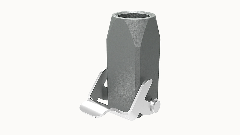 [D3A-CCT-1L-PG13.5] Carcasa Metálica Recta con bloqueo para DA-003 - Degson - D3A-CCT-1L-PG13.5