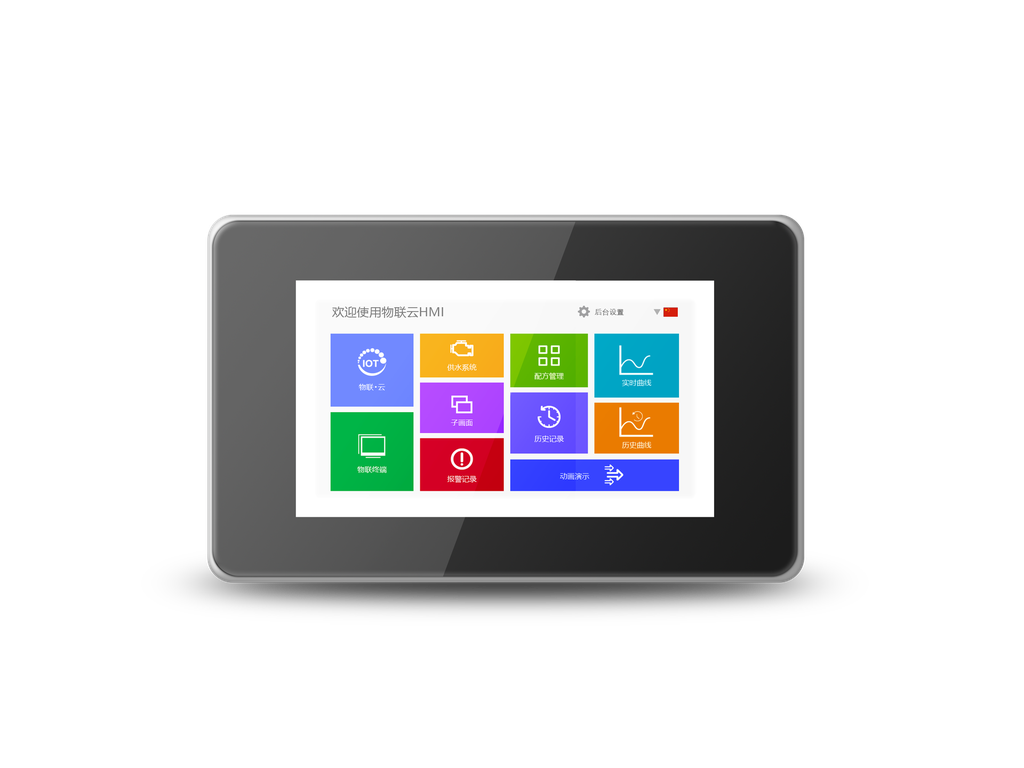 [D4-W] D4-W Pantalla HMI 4" - 800*480 - Wi-Fi - RS485 - Ethernet - Haiwell