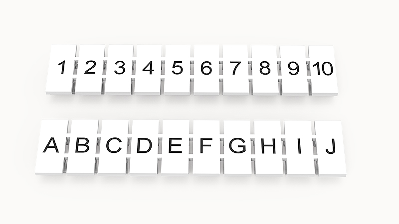 Marca de Borne ZB6 - Degson