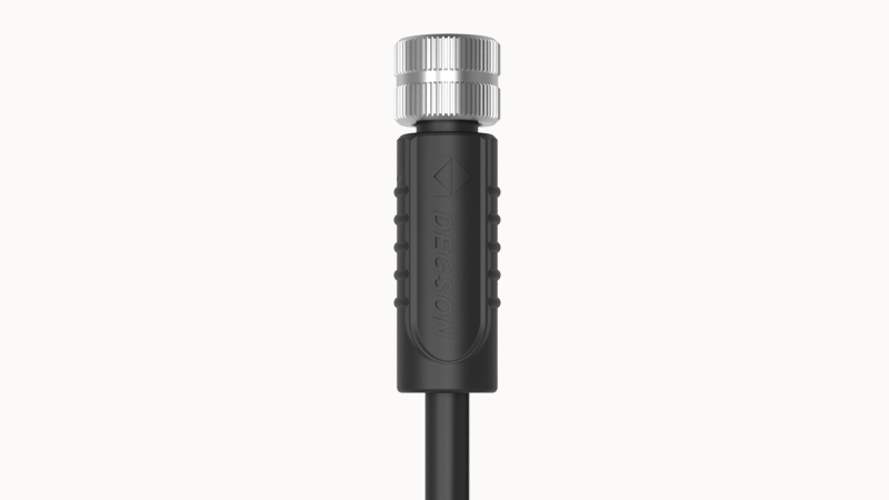 Conector Hembra Recto M8 4p 2m - Degson - PM-M8A-04P-FF-SL7B02-00A(H)