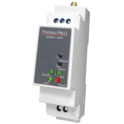 Conversor Protoss RS485 a WIFI Modbus TCP IP Protoss PW11-H