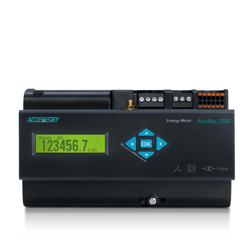 [AcuRev-2110-mV-WEB2] AcuRev-2110-mV-WEB2 Analizador multicanal a riel DIN 18P - Accuenergy