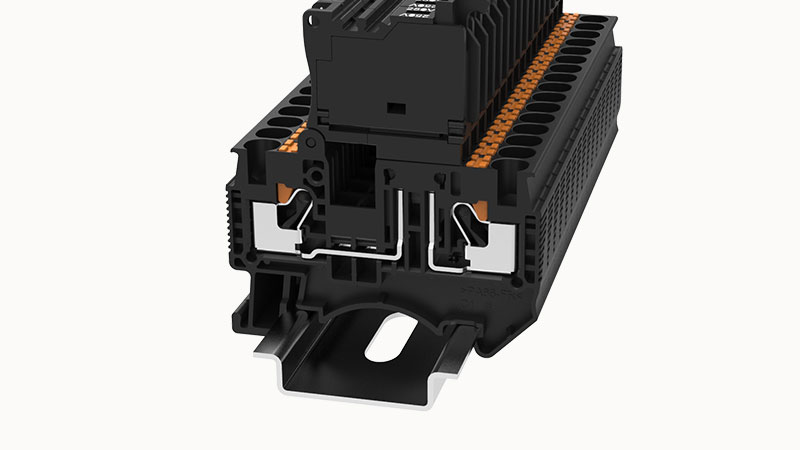 [DS4-HE-LD250-01P-13-00A(H)] Borne PortaFusible Push-In 4mm LED Indicador 250V - Degson