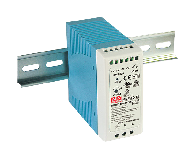 Fuente de Poder Mean Well - Riel DIN - 12VDC - 5A - 60W