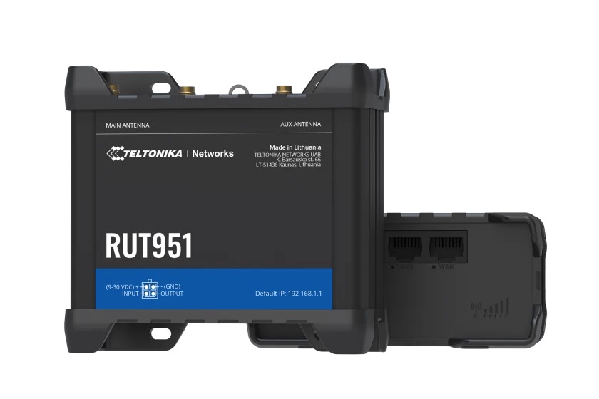Router RUT951 Industrial Teltonika - Ethernet - Wi-Fi - 4G LTE - Doble SIM