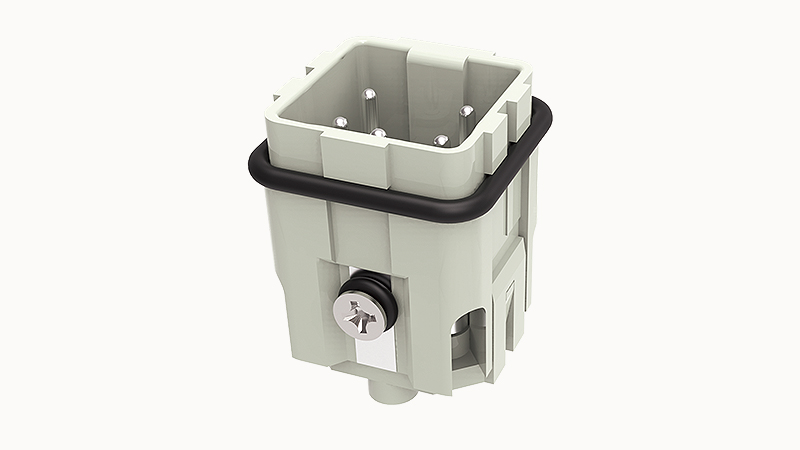 [DA-004-MS] Conector Industrial Cuadrado Macho 4+PE - Degson - DA-004-MS