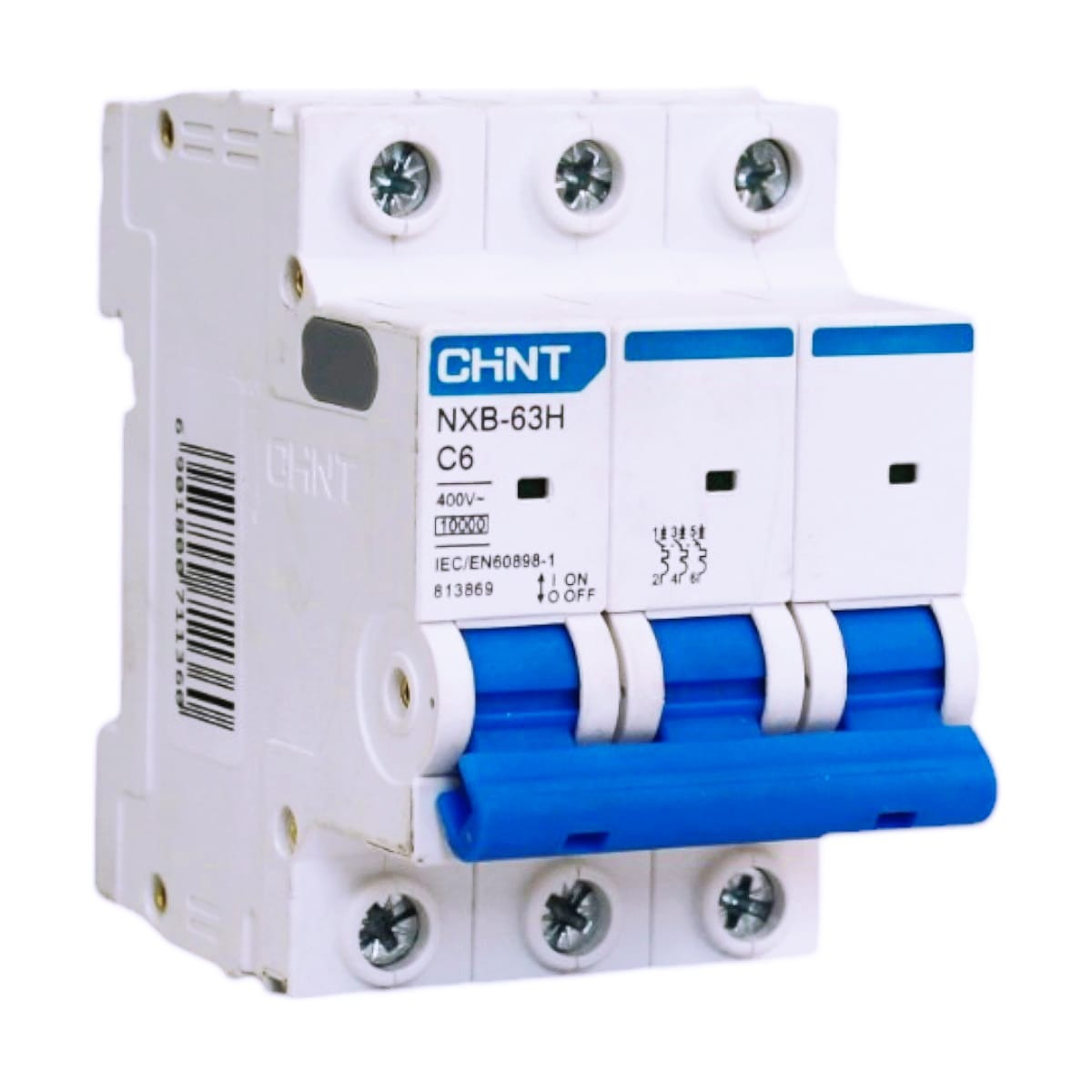 Interruptor NXB-63H 3Px16A 10kA curva C - CHINT - 07031316CH813871