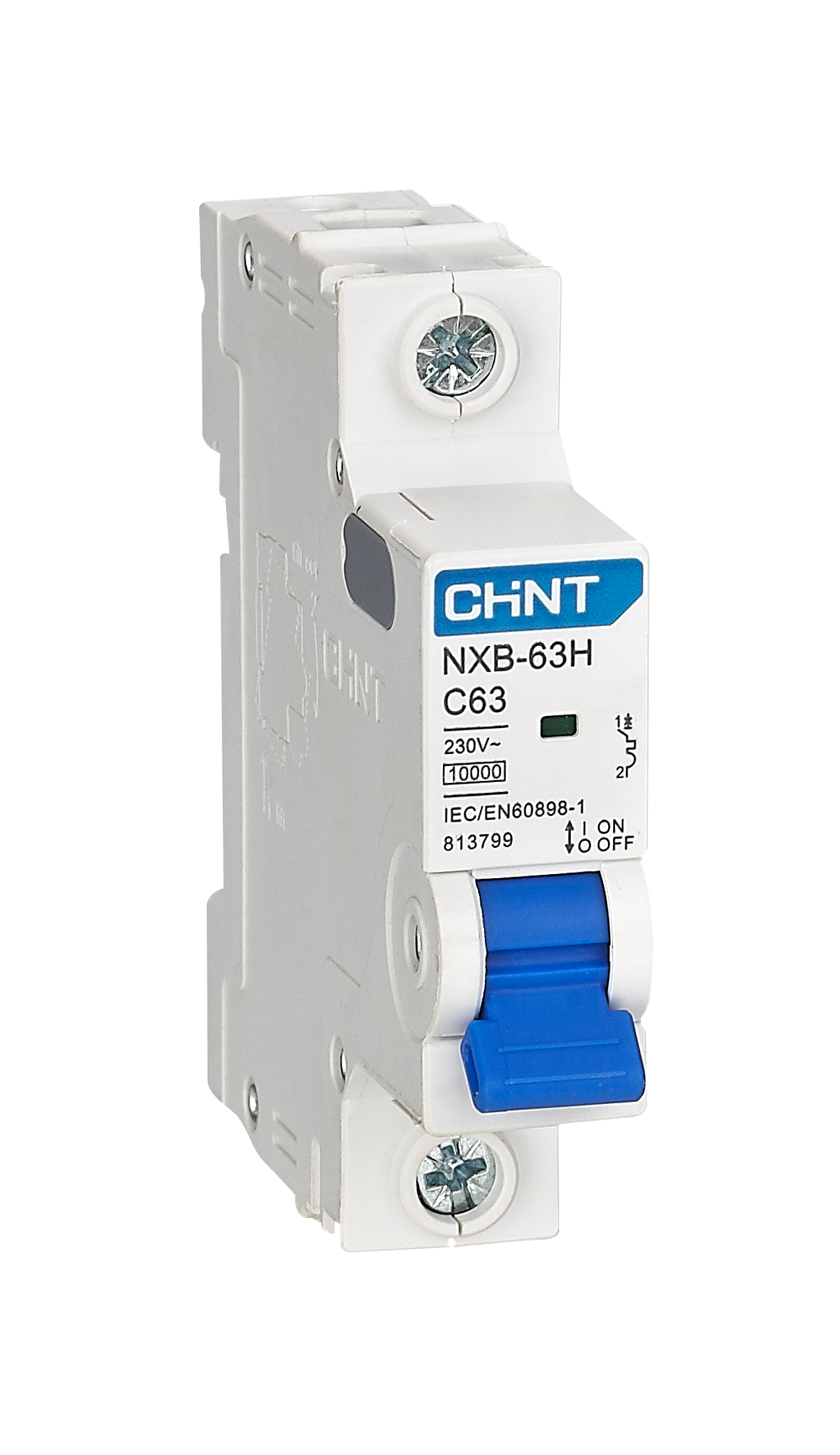 Interruptor NXB-63H 1Px20A 10kA curva B CHINT - 07035120CH