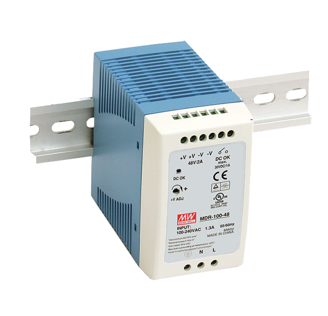 [MDR-100-24] Fuente de Poder Mean Well - Riel DIN - 24VDC - 4A - 100W
