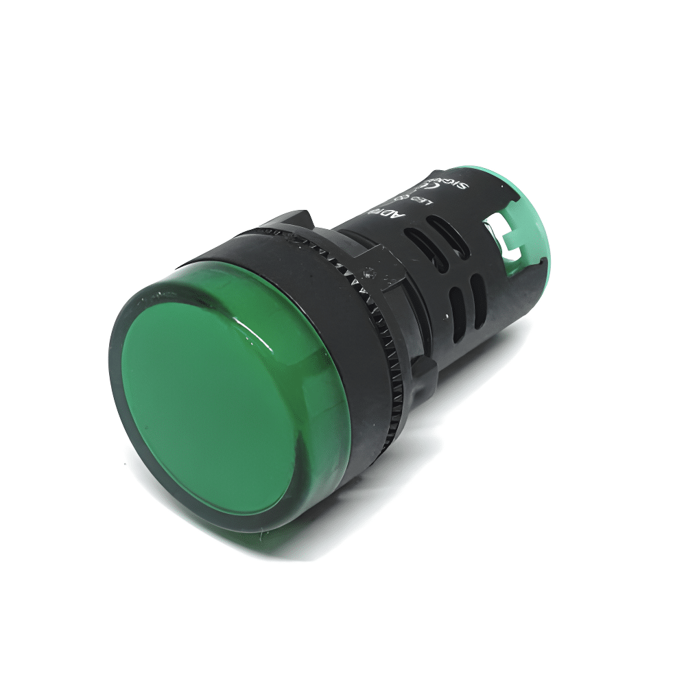 Luz Piloto LED Verde 22mm 220v - Cirkon Electric