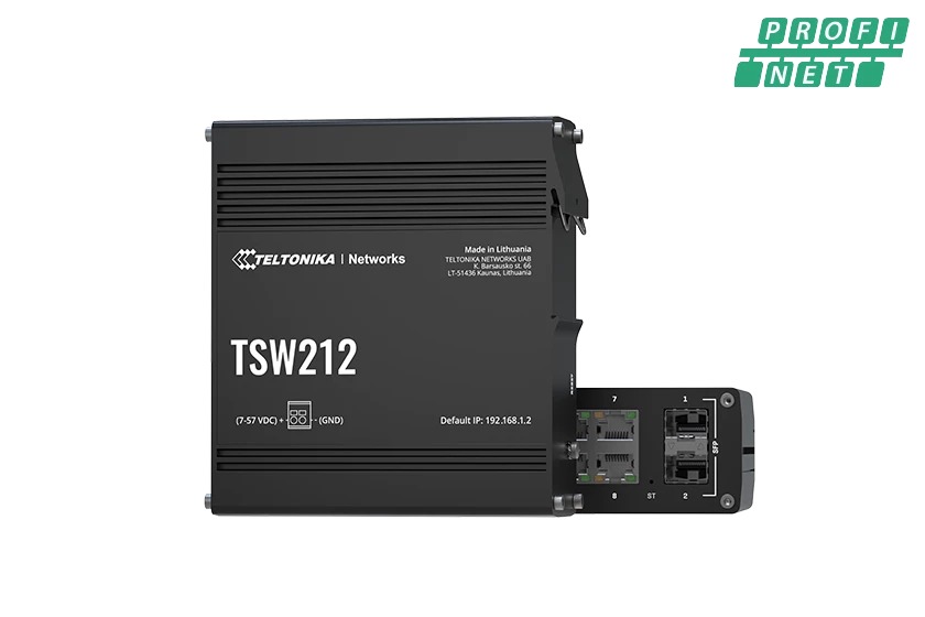 Switch TSW212 De Red Gestionado Teltonika